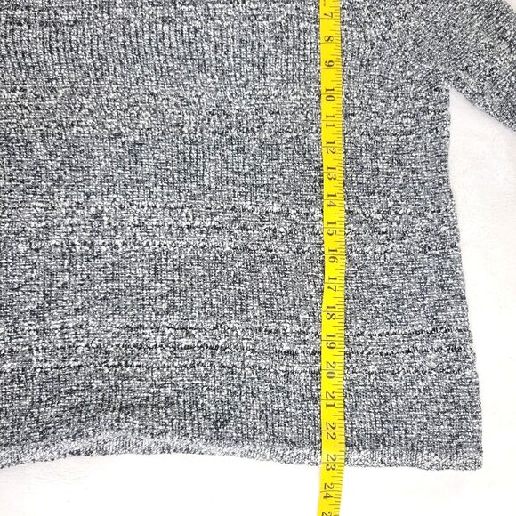 Rag & Bone Black White Sweater Open Knit Boxy Relaxed Women's Size Medium Casual - Picture 7 of 16